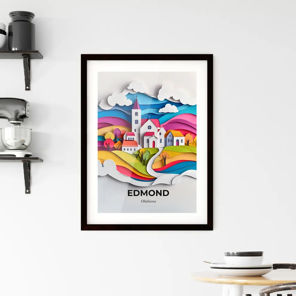 Vivid Edmond, Oklahoma, Framed Wall Art