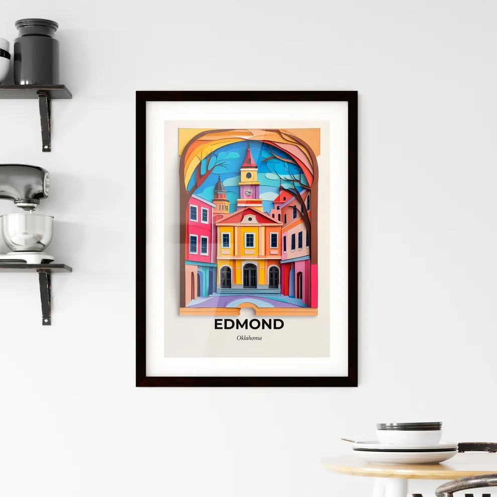 Vivid Edmond, Oklahoma, Framed Wall Art