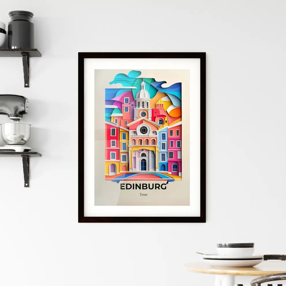Vivid Edinburg, Texas, Framed Wall Art