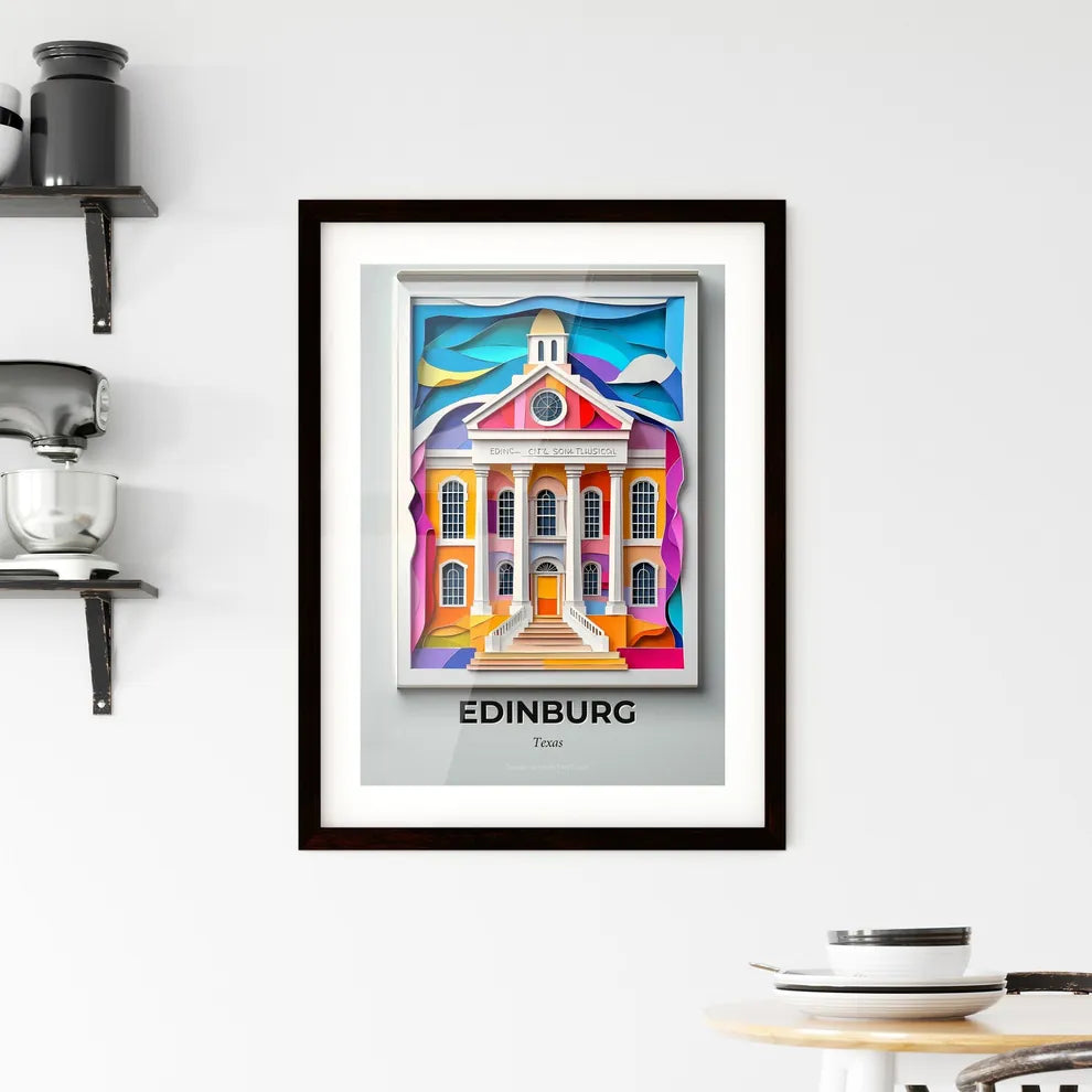 Vivid Edinburg, Texas, Framed Wall Art