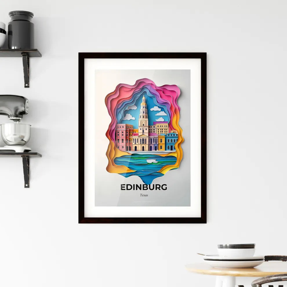 Vivid Edinburg, Texas, Framed Wall Art