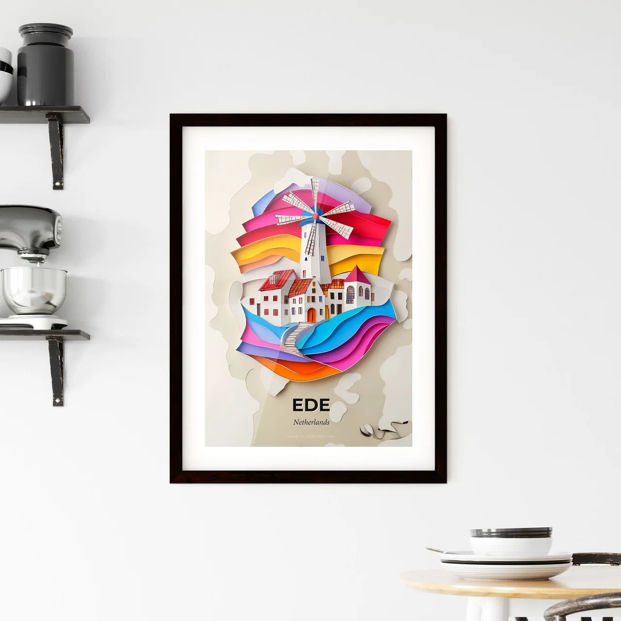 Vivid Ede, Netherlands, Framed Wall Art