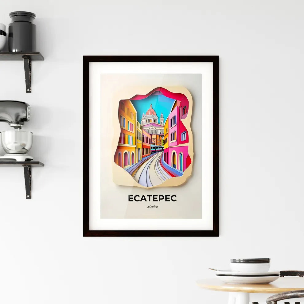 Vivid Ecatepec, Mexico, Framed Wall Art
