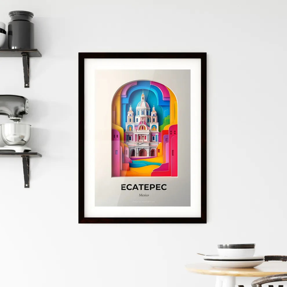 Vivid Ecatepec, Mexico, Framed Wall Art