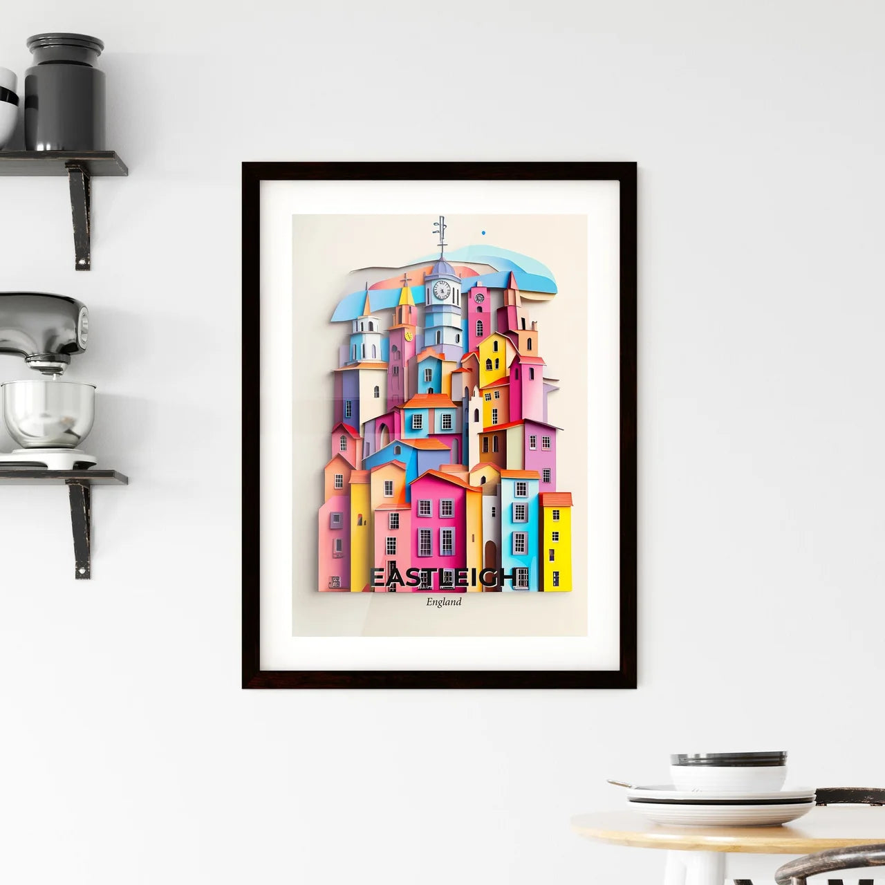 Vivid Eastleigh, England, Framed Wall Art