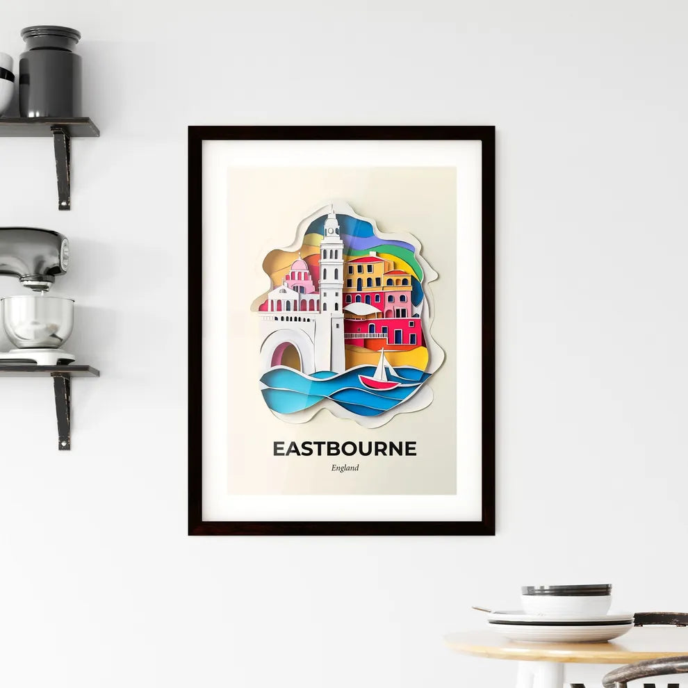 Vivid Eastbourne, England, Framed Wall Art