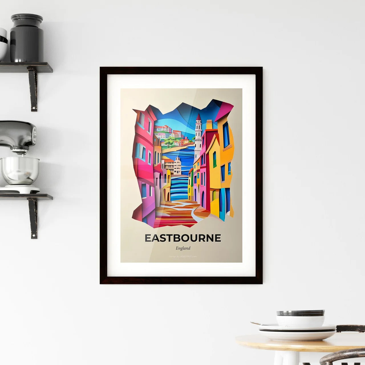 Vivid Eastbourne, England, Framed Wall Art