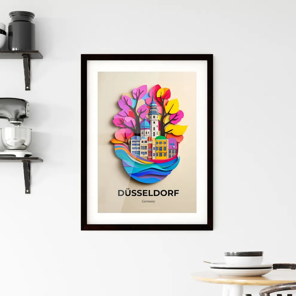 Vivid Düsseldorf, Germany, Framed Wall Art