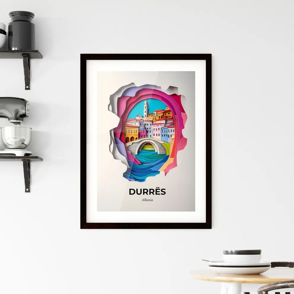 Vivid Durrës, Albania, Framed Wall Art