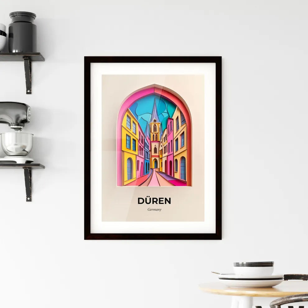 Vivid Duren, Germany, Framed Wall Art