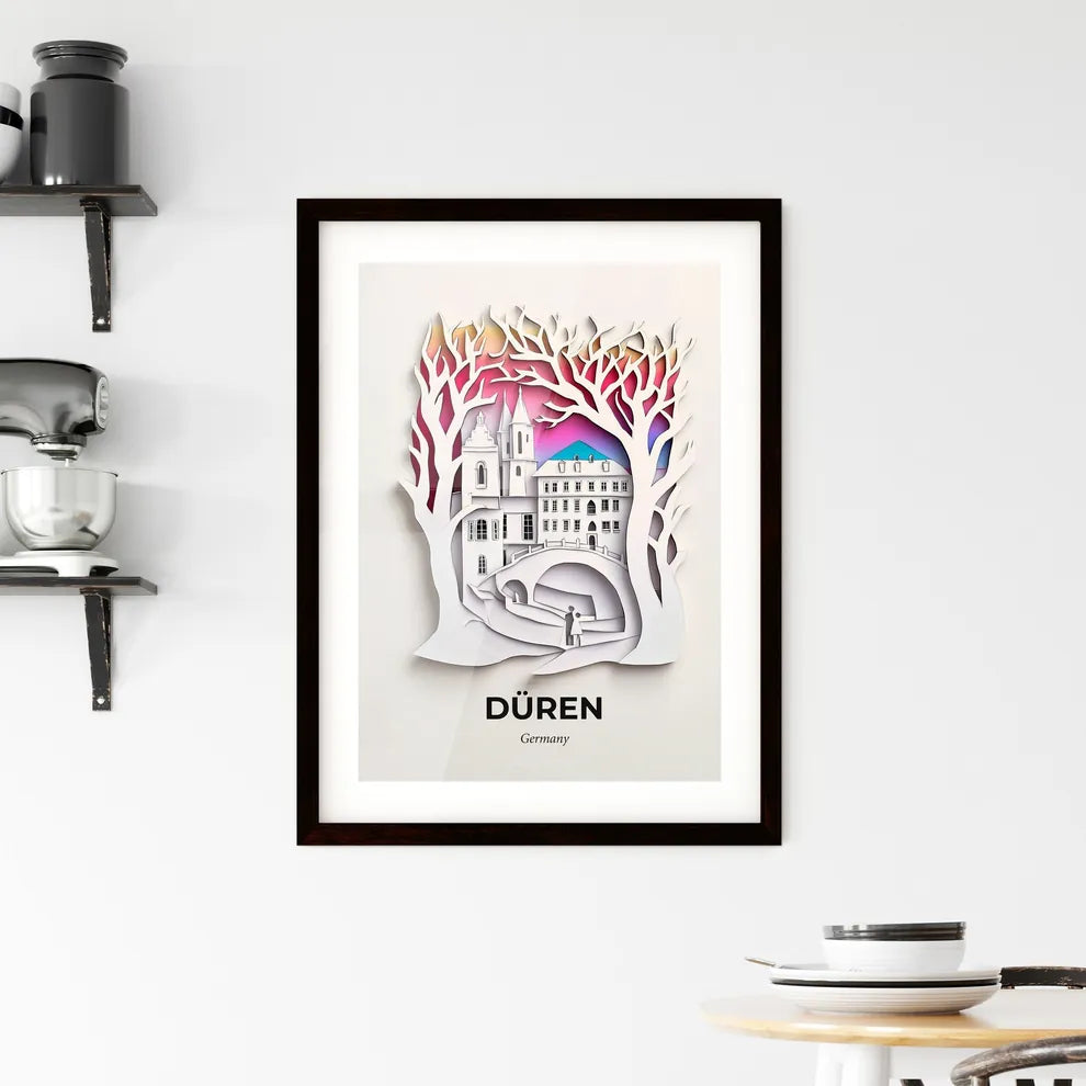Vivid Duren, Germany, Framed Wall Art