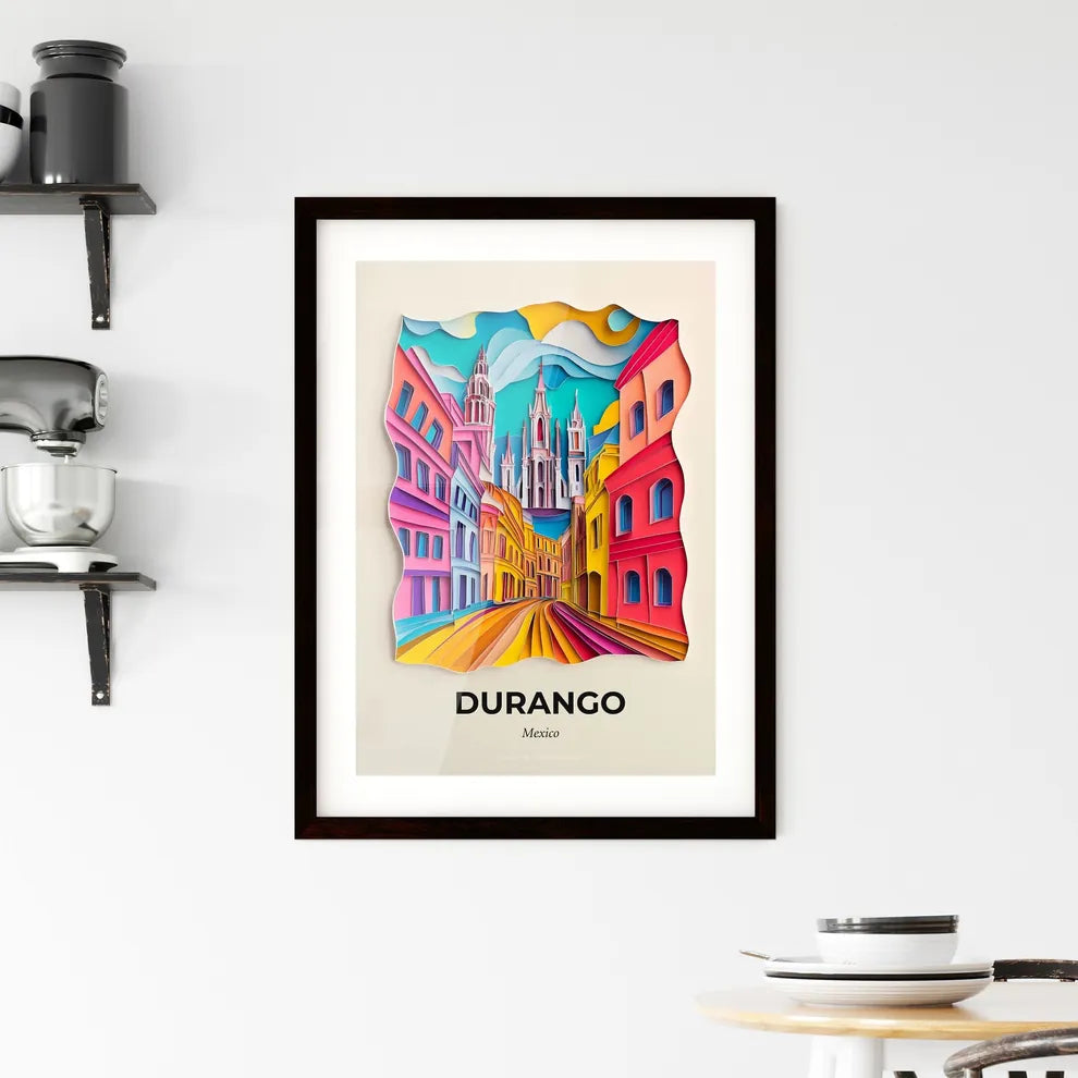 Vivid Durango, Mexico, Framed Wall Art