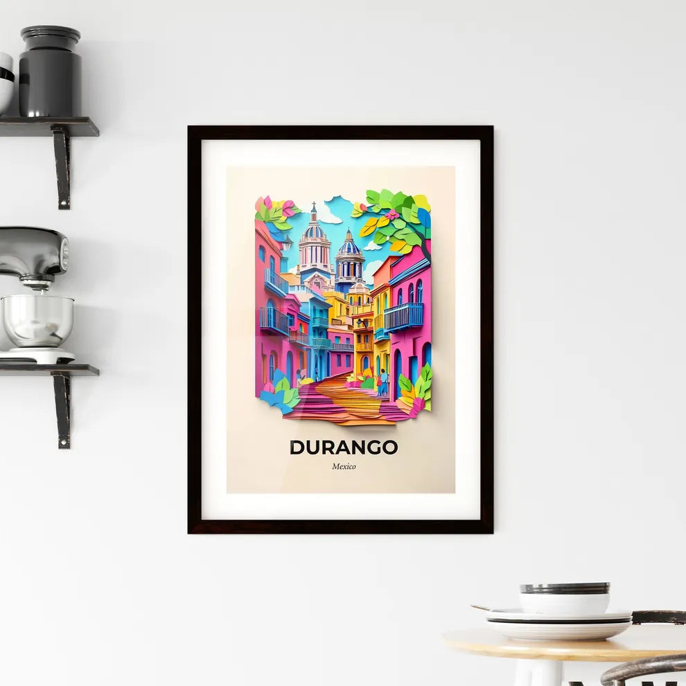 Vivid Durango, Mexico, Framed Wall Art