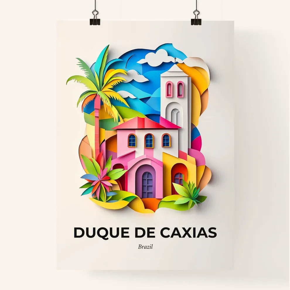 Vivid Duque de Caxias, Brazil, Colorful Poster