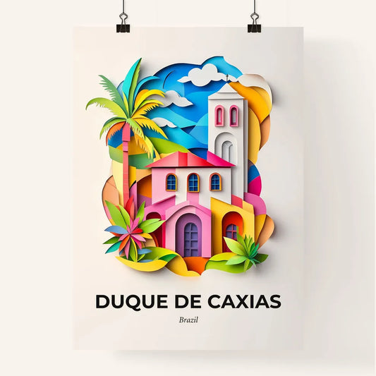 Vivid Duque de Caxias, Brazil, Colorful Poster