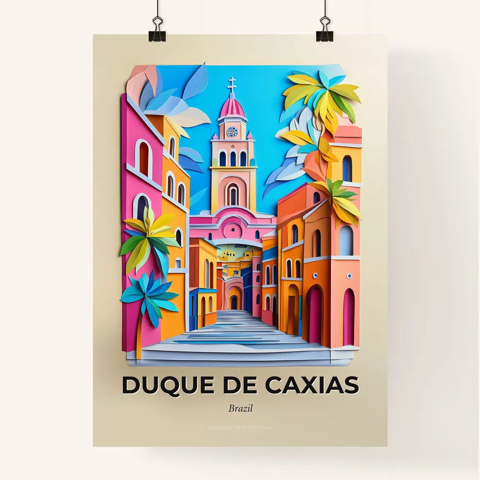 Vivid Duque de Caxias, Brazil, Colorful Poster