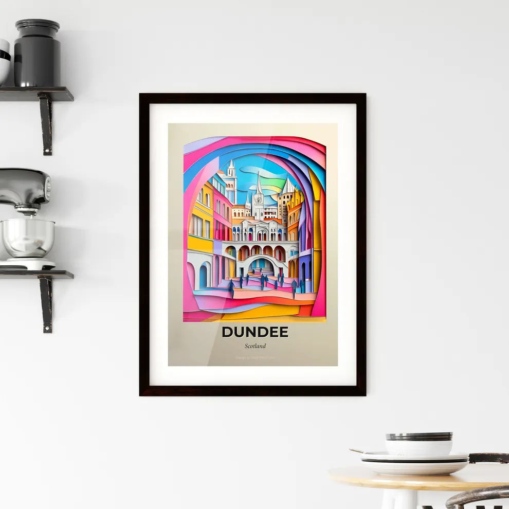 Vivid Dundee, Scotland, Framed Wall Art