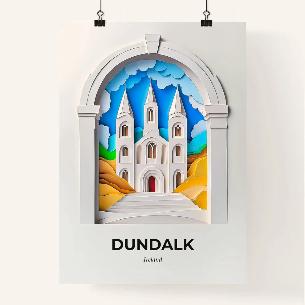 Vivid Dundalk, Ireland, Colorful Poster