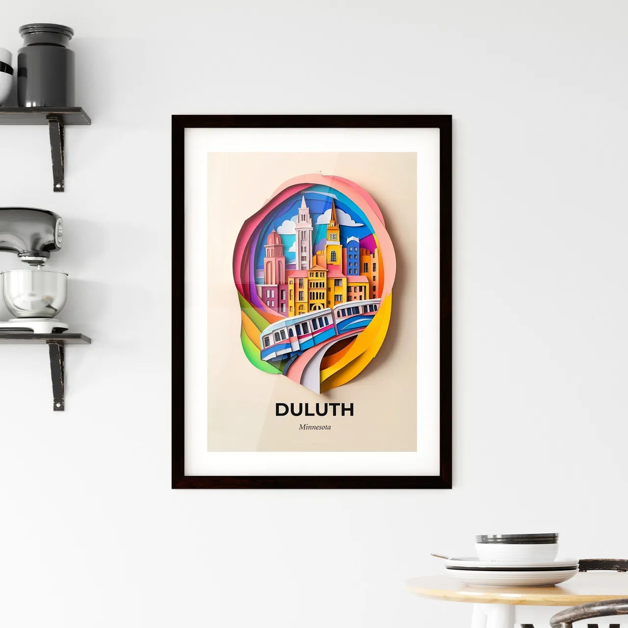 Vivid Duluth, Minnesota, Framed Wall Art