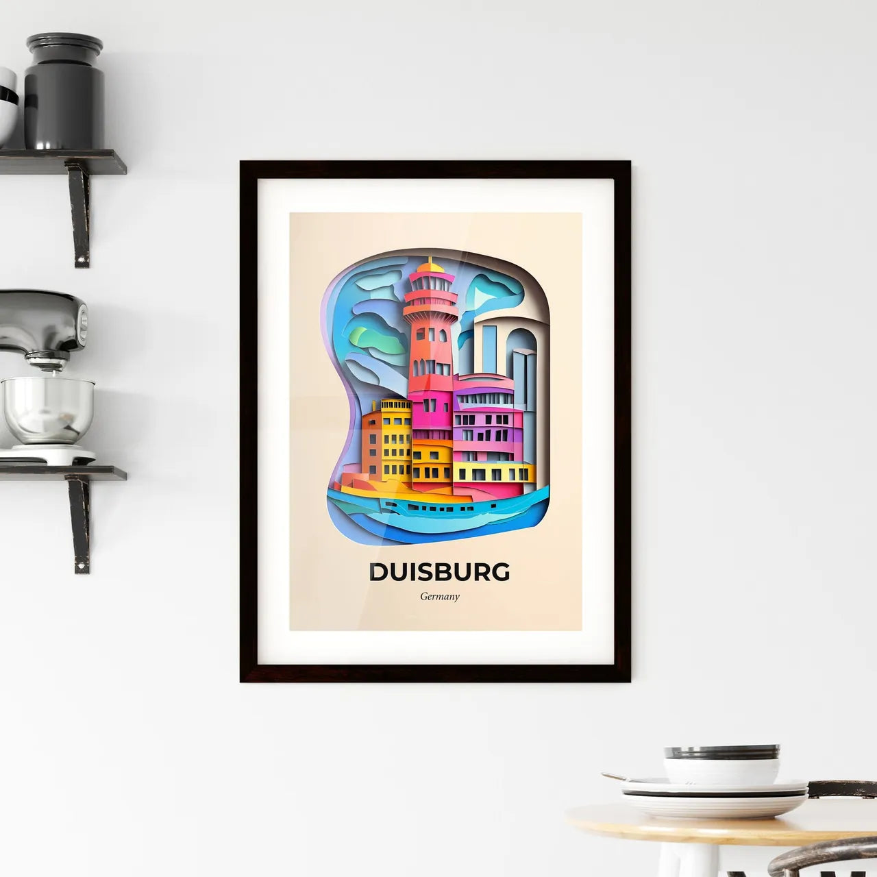 Vivid Duisburg, Germany, Framed Wall Art