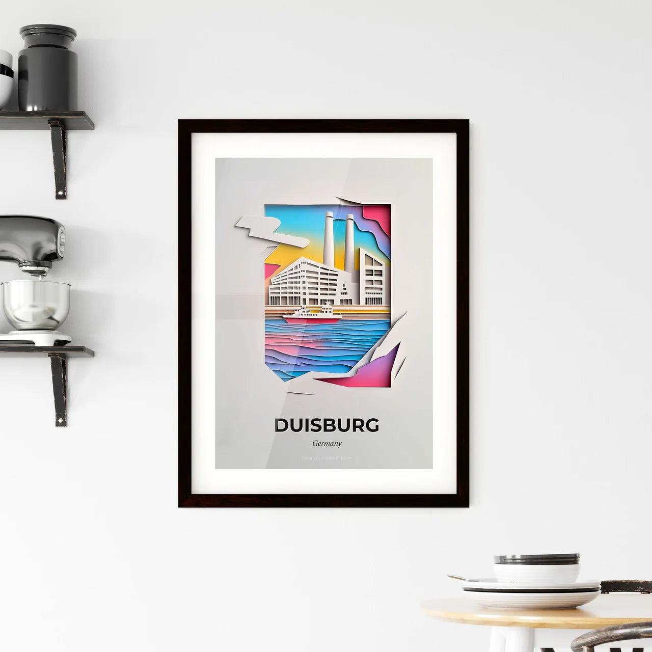 Vivid Duisburg, Germany, Framed Wall Art