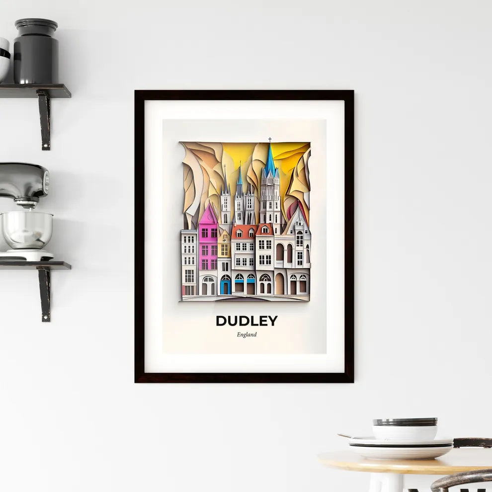 Vivid Dudley, England, Framed Wall Art