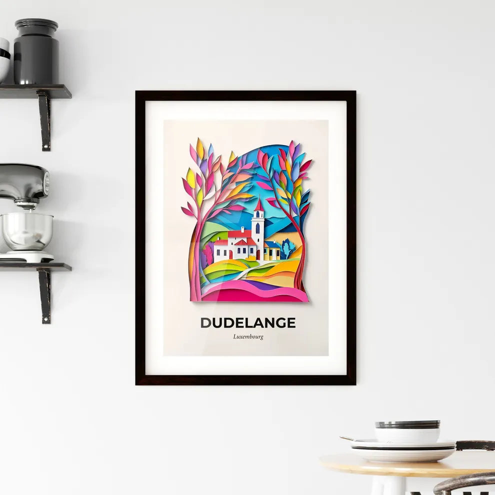 Vivid Dudelange, Luxembourg, Framed Wall Art