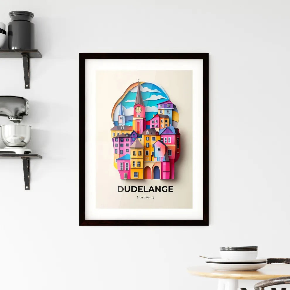 Vivid Dudelange, Luxembourg, Framed Wall Art