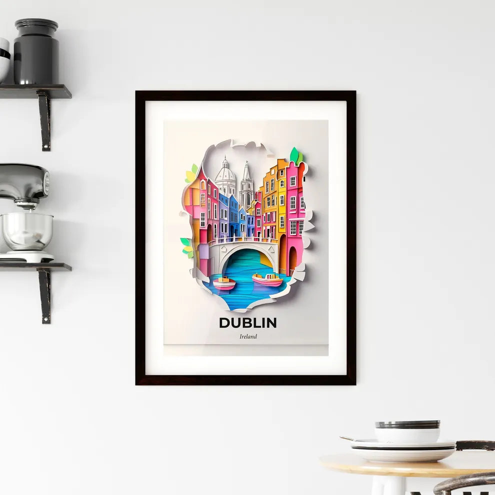 Vivid Dublin, Ireland, Framed Wall Art
