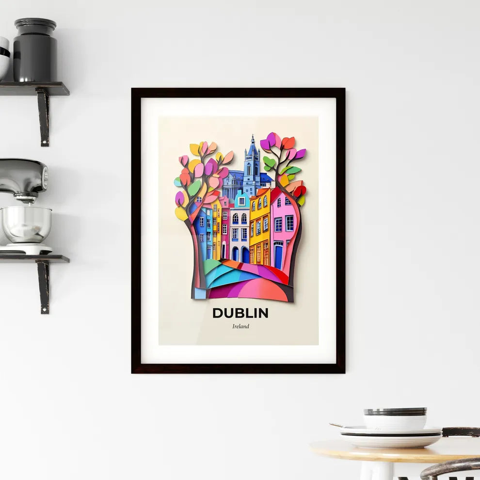 Vivid Dublin, Ireland, Framed Wall Art