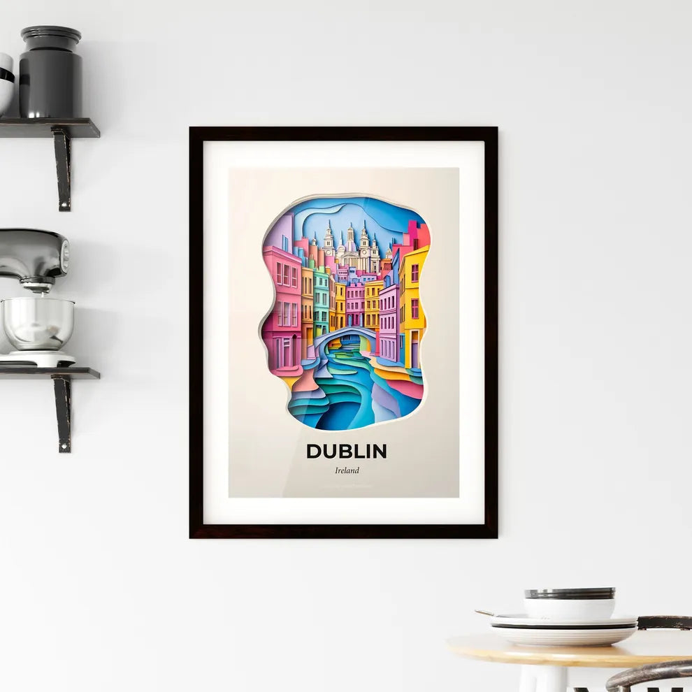 Vivid Dublin, Ireland, Framed Wall Art