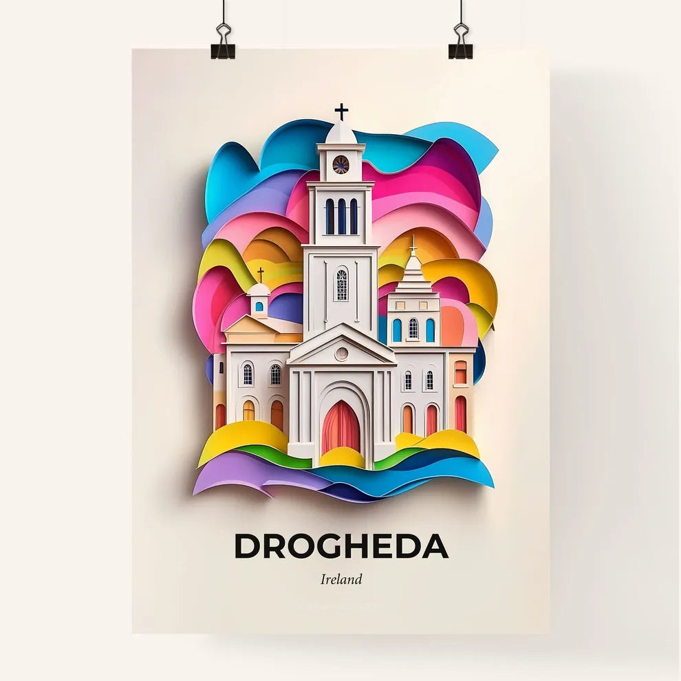 Vivid Drogheda, Ireland, Colorful Poster