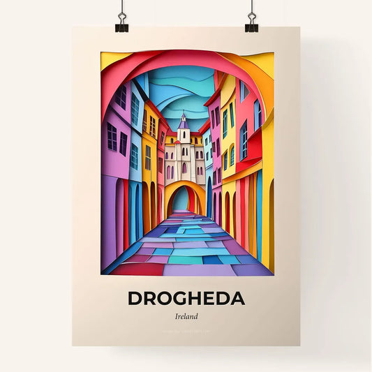 Vivid Drogheda, Ireland, Colorful Poster