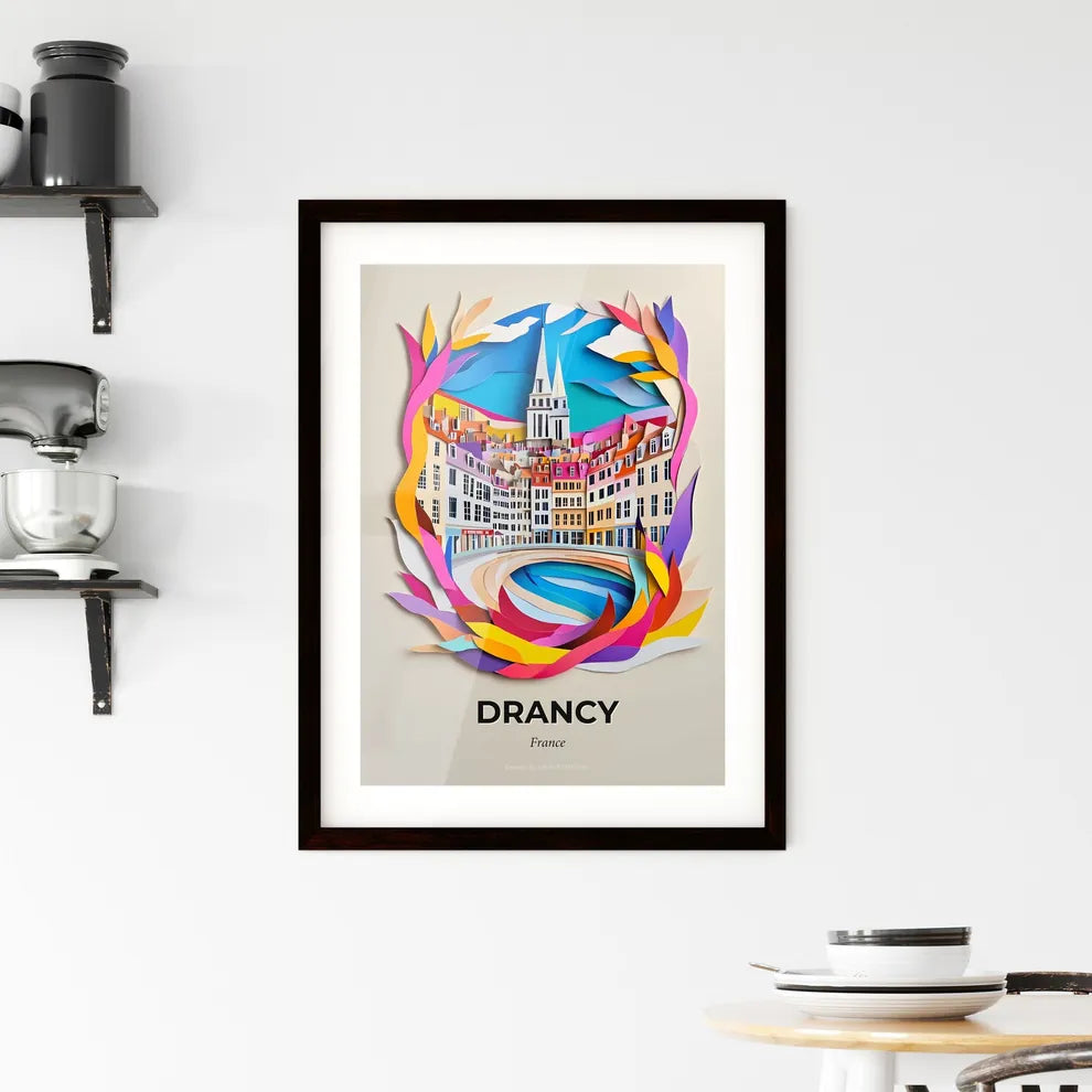 Vivid Drancy, France, Framed Wall Art