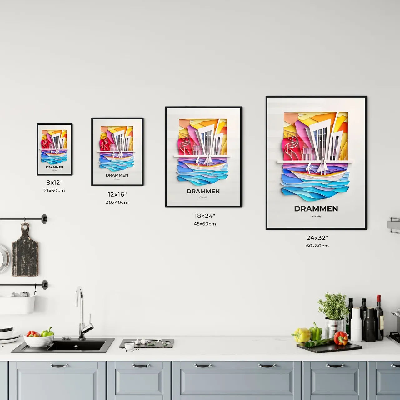 Vivid Drammen, Norway, Kitchen Art