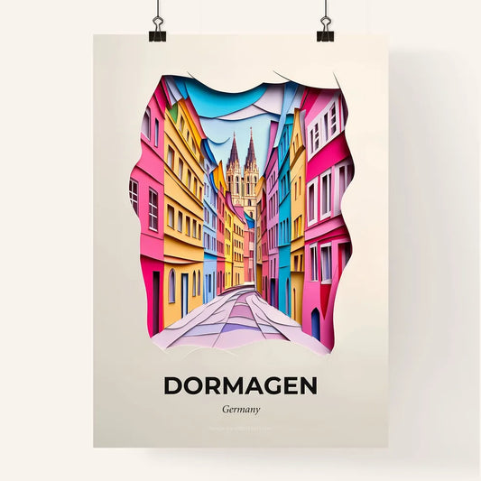 Vivid Dormagen, Germany, Colorful Poster