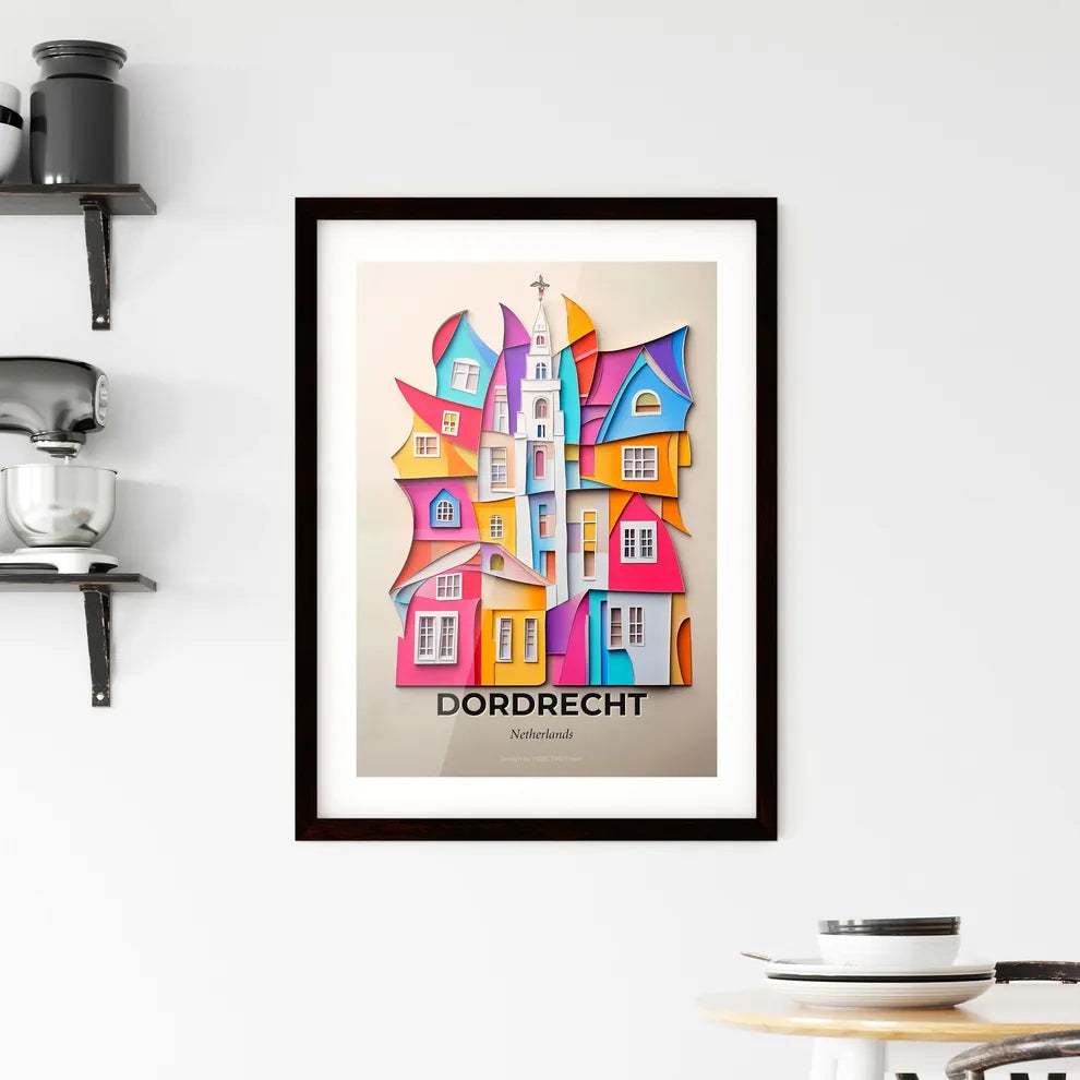 Vivid Dordrecht, Netherlands, Framed Wall Art