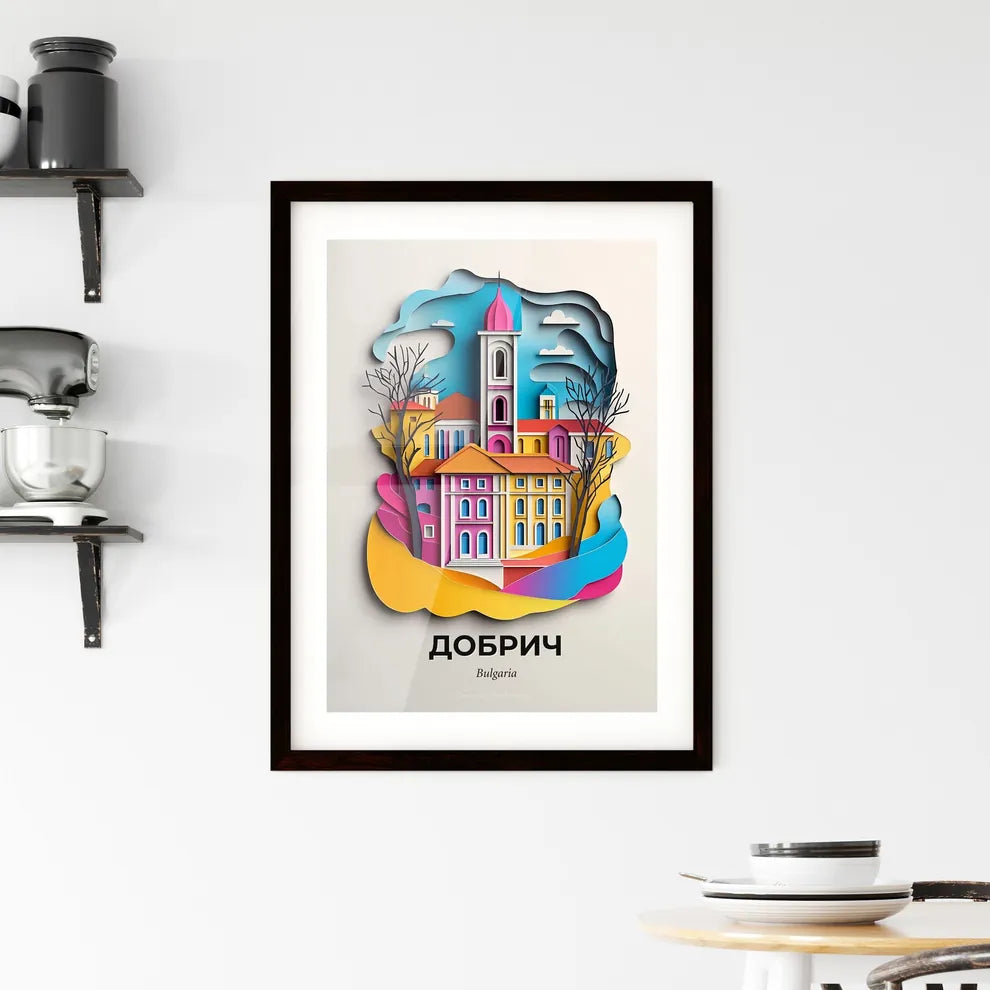 Vivid Dobrich, Bulgaria, Framed Wall Art