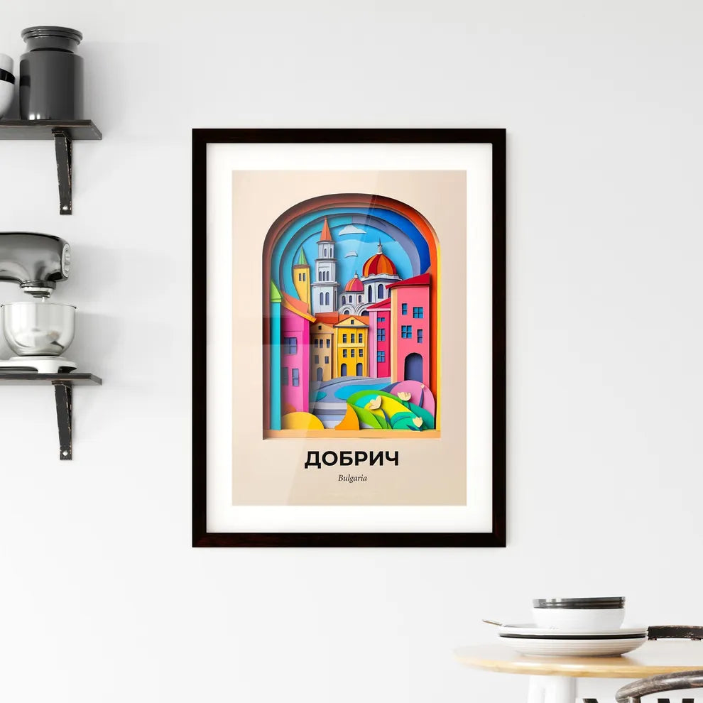 Vivid Dobrich, Bulgaria, Framed Wall Art