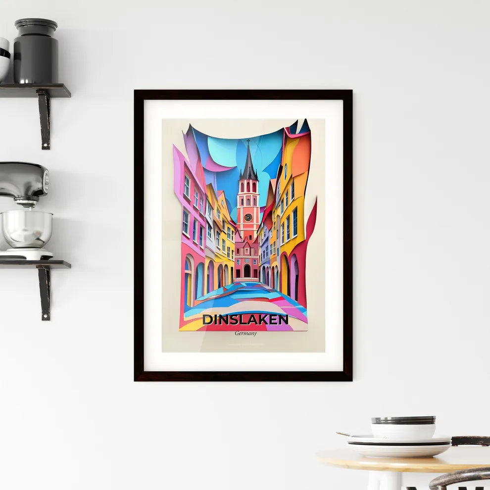 Vivid Dinslaken, Germany, Framed Wall Art