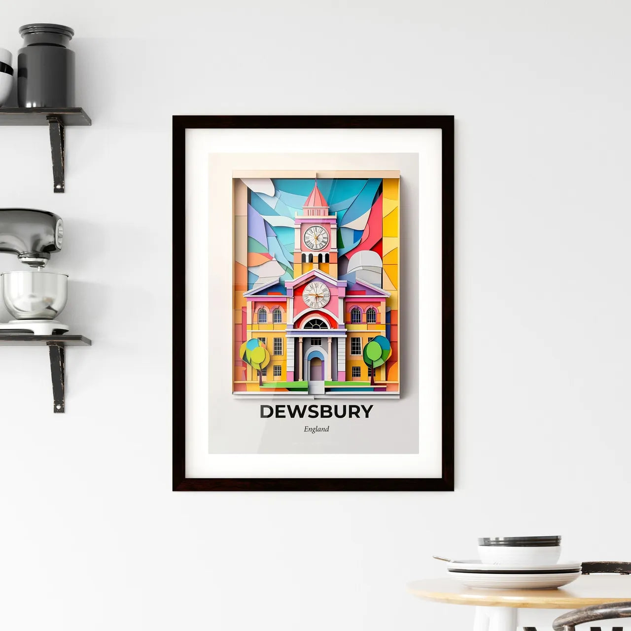 Vivid Dewsbury, England, Framed Wall Art