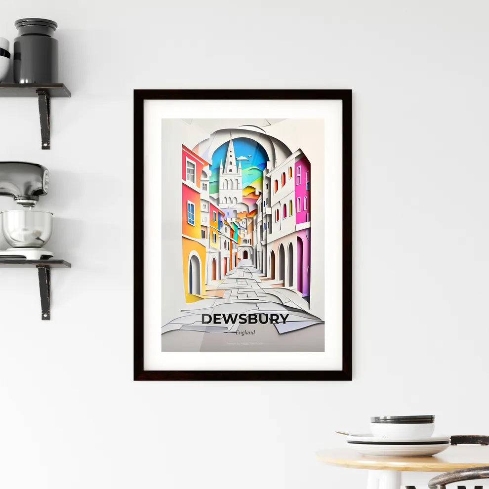 Vivid Dewsbury, England, Framed Wall Art