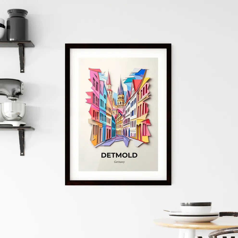 Vivid Detmold, Germany, Framed Wall Art