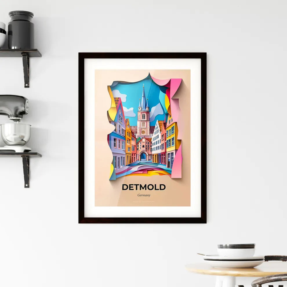 Vivid Detmold, Germany, Framed Wall Art