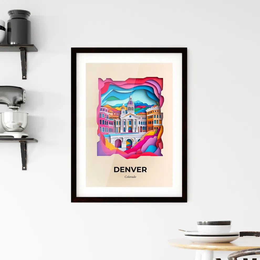 Vivid Denver, Colorado, Framed Wall Art