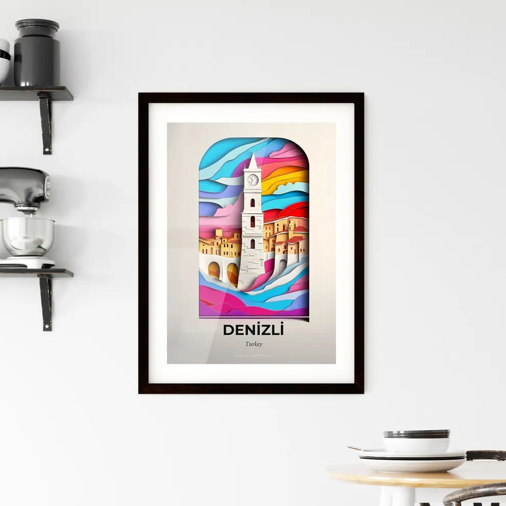 Vivid Denizli, Turkey, Framed Wall Art