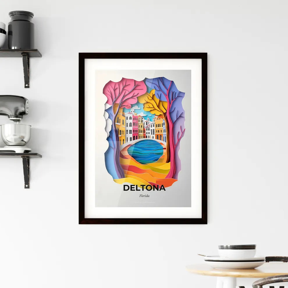 Vivid Deltona, Florida, Framed Wall Art