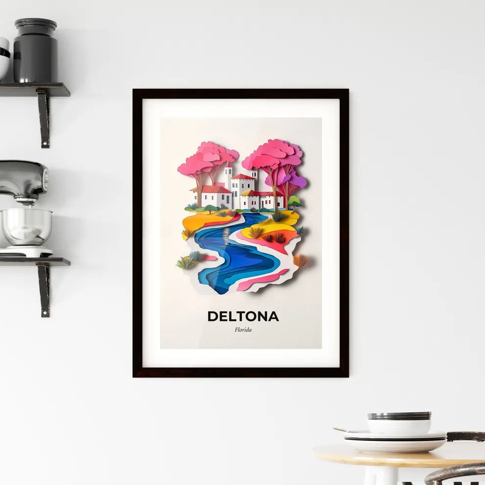 Vivid Deltona, Florida, Framed Wall Art