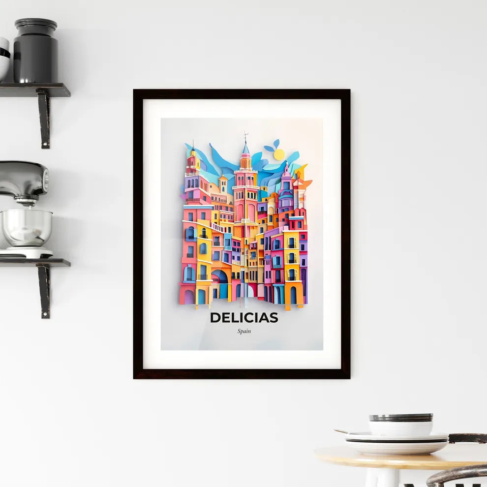Vivid Delicias, Spain, Framed Wall Art