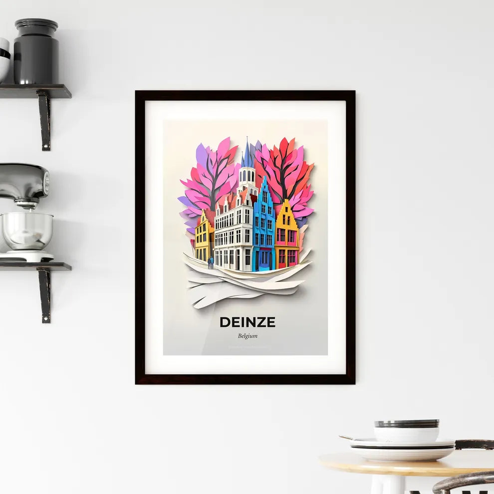 Vivid Deinze, Belgium, Framed Wall Art